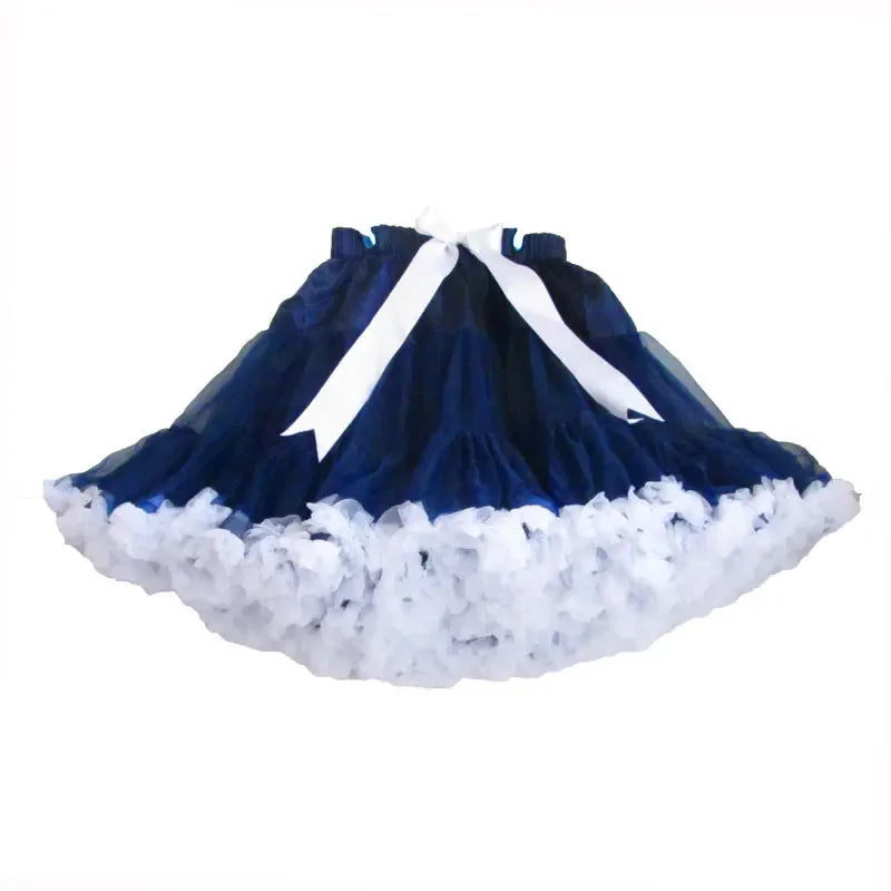 Eco-Friendly Women’s Ruffle Chiffon Ballet Tulle Mini Skirt - Sustainable Summer Tutu Pettiskirt for Teens & Adults