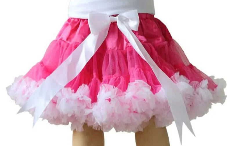 Eco-Friendly Women’s Ruffle Chiffon Ballet Tulle Mini Skirt - Sustainable Summer Tutu Pettiskirt for Teens & Adults