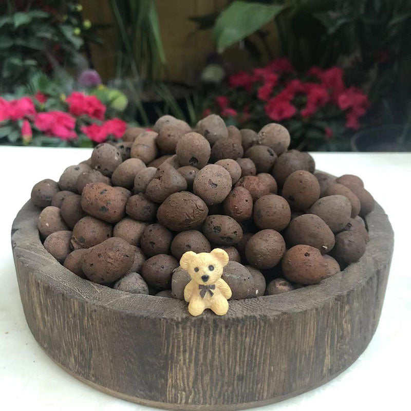 Garden Hydroponic Expanded Clay Pebbles – 100g Pack of Organic Ceramic Oval Pellets for Pots Planters and Containers –
