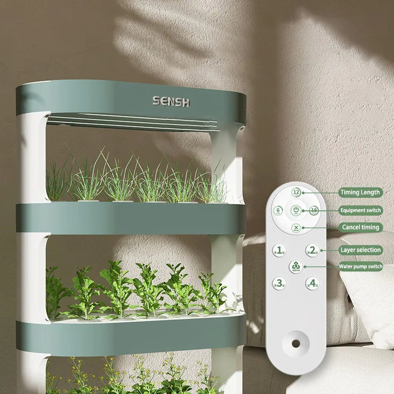 Hydroponics Growing System Smart Indoor Planter – Vertical Hydroponic Tower for Vegetables & Fruits - Hydroponics System