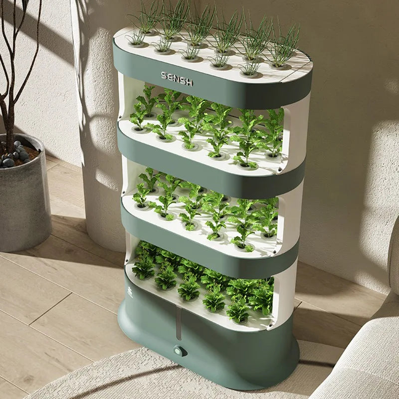 Hydroponics Growing System Smart Indoor Planter – Vertical Hydroponic Tower for Vegetables & Fruits - Hydroponics System