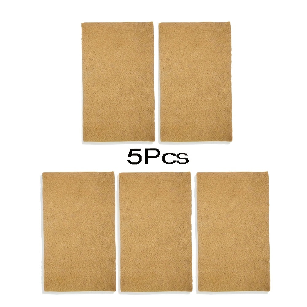 Jute Microgreens Grow Mats – Eco-Friendly Hydroponic Grow Pads for Sprouting Trays Microgreens and Wheatgrass - 5Pcs