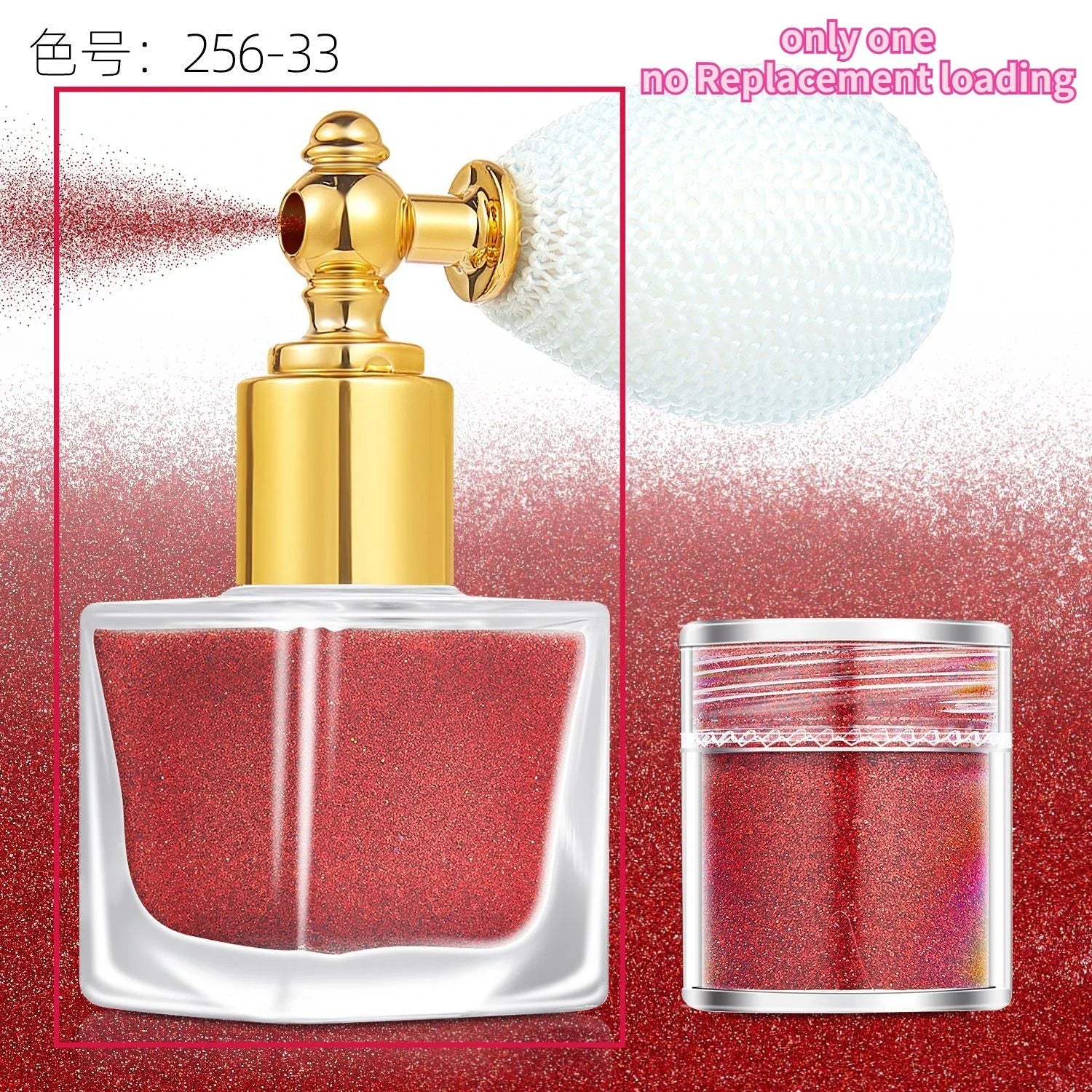 Makeup Glitter Spray- Silver & Gold Glitter Spray for Face Hair Nails & Body - Chunky Glitter Powder for All