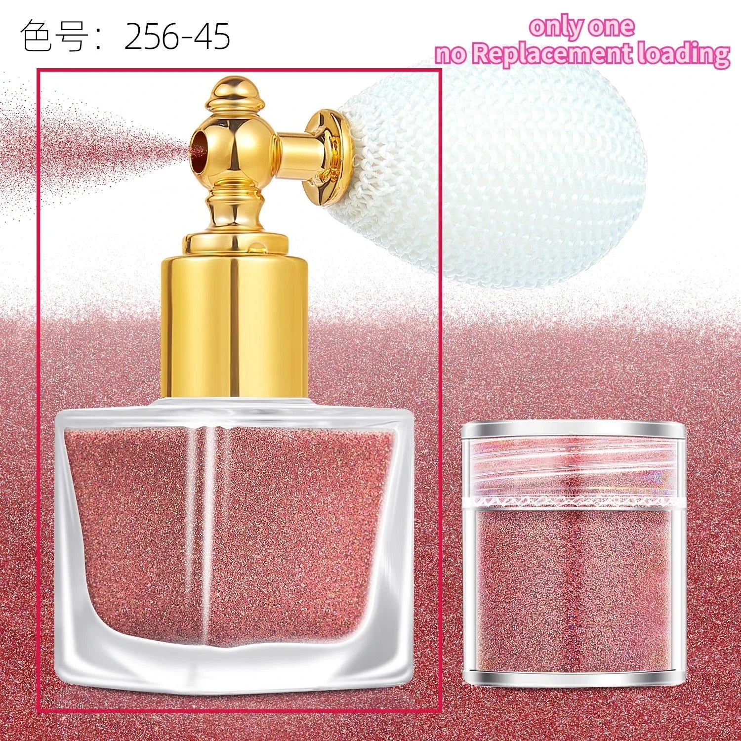Makeup Glitter Spray- Silver & Gold Glitter Spray for Face Hair Nails & Body - Chunky Glitter Powder for All