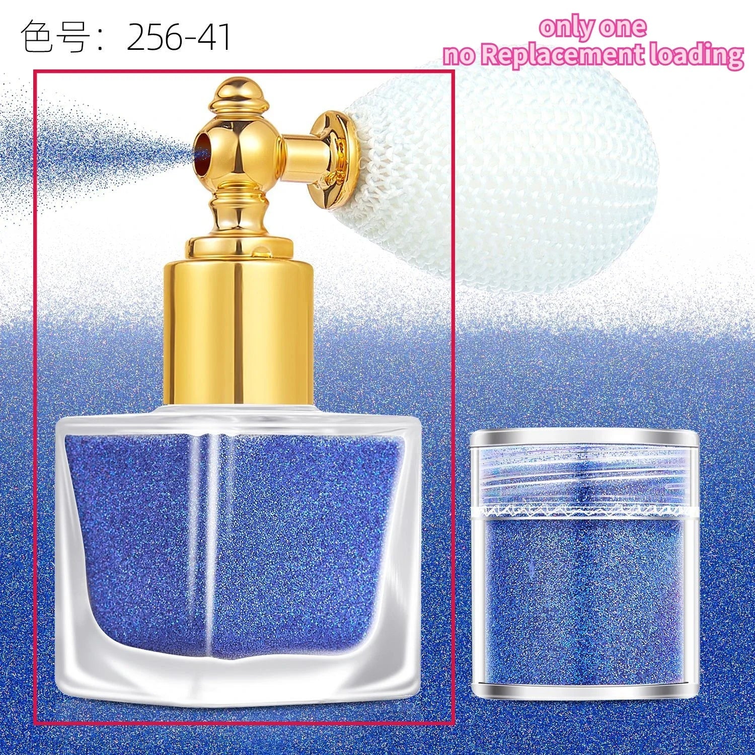 Makeup Glitter Spray- Silver & Gold Glitter Spray for Face Hair Nails & Body - Chunky Glitter Powder for All