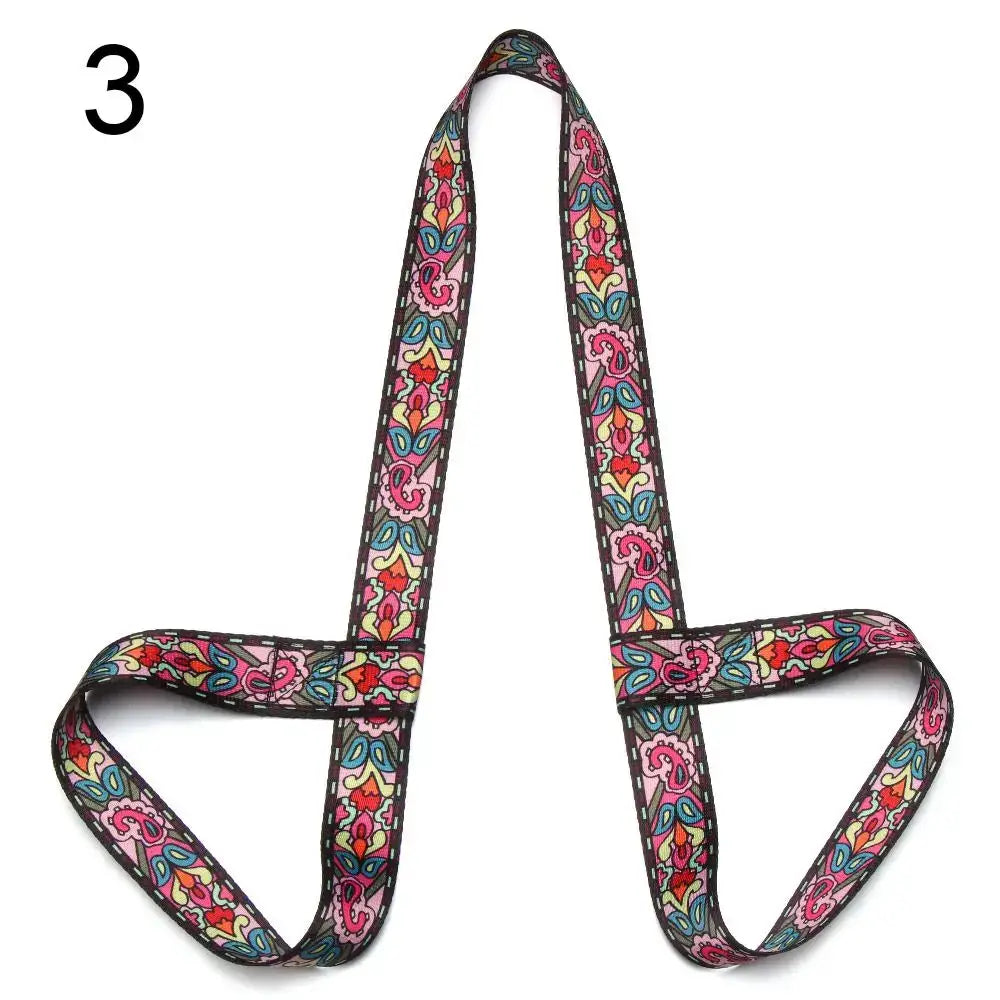 Multicolor Exercise Stretch Sports Accessories Yoga Mat Strap Belts Yoga Belt Carry Straps Sport Sling Shoulder - 3