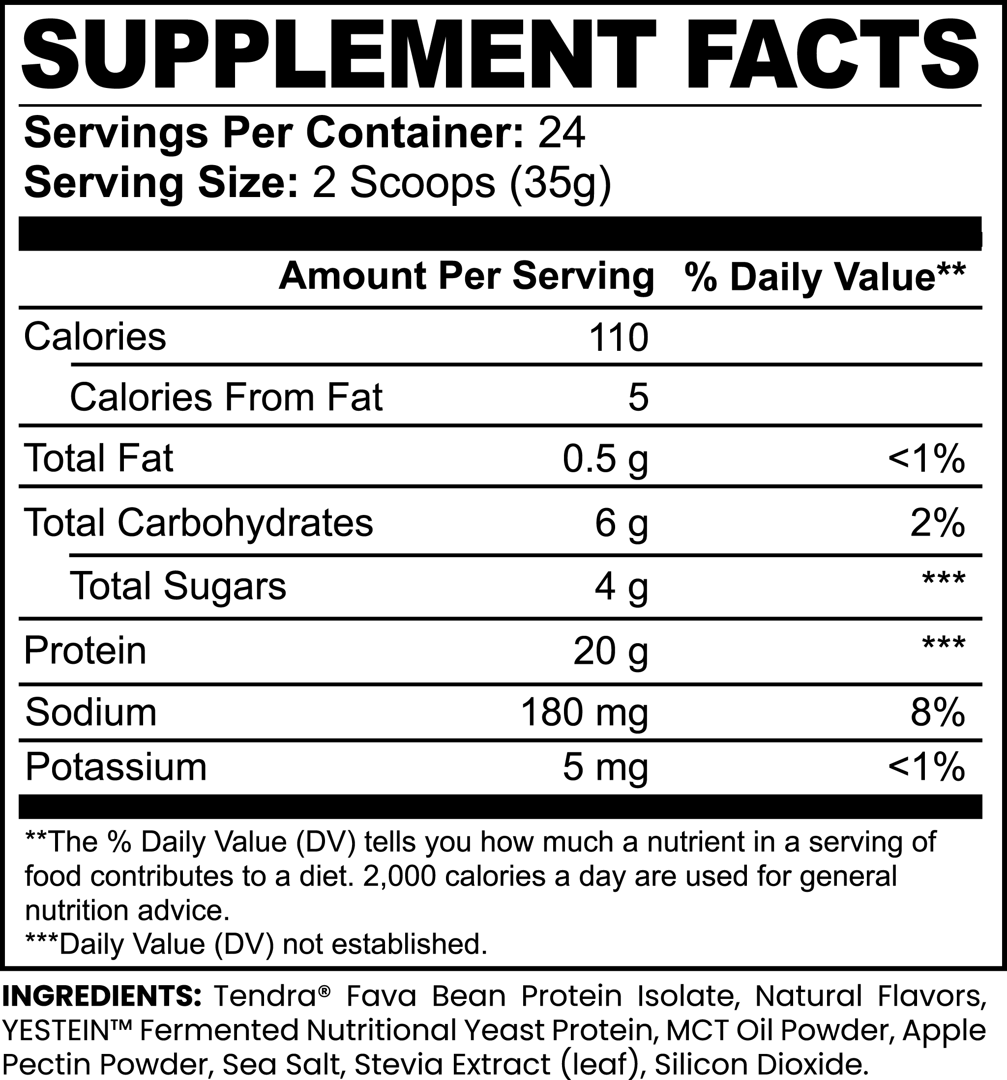 Non-GMO Gluten Free Plant Protein (Vanilla) - Proteins & Blends