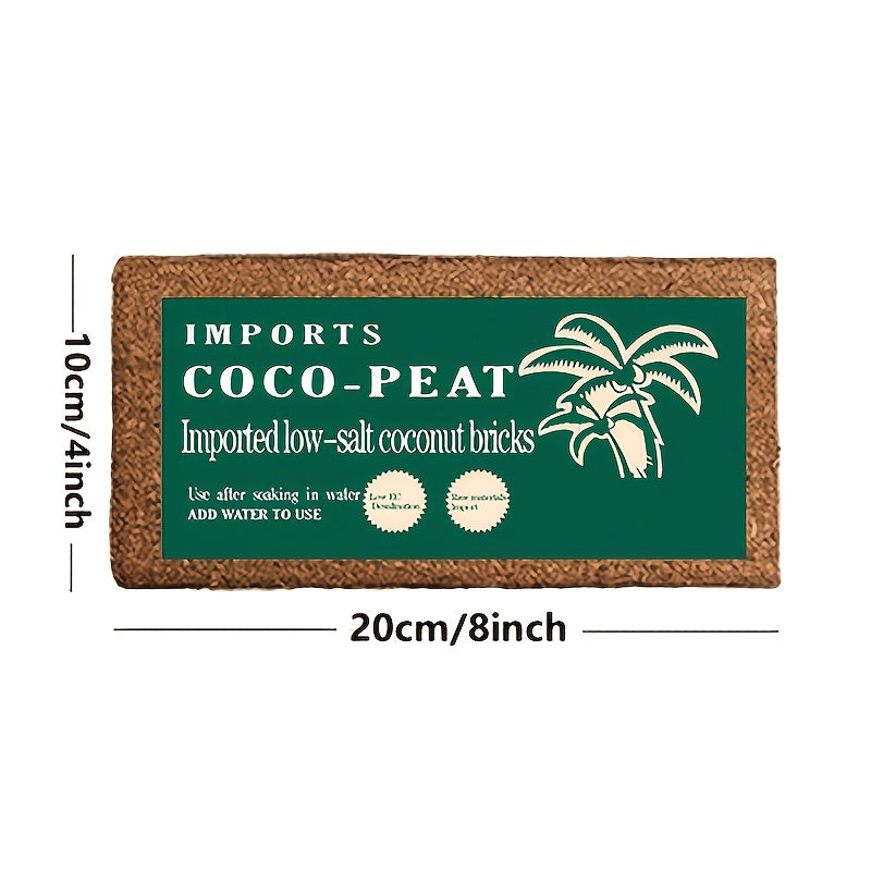 Premium Coconut Coir Bricks – 12 Bricks 450g Each (1.5 Pounds) | Low EC Triple-Washed | OMRI Listed | 100% Organic