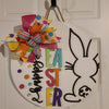 3d Happy Easter Front Door Decor Easter Welcome Sign Easter Sign Bunny Easter Wreath Easter Front Door Wreath Easter Door Hanger Easter Door Wreath Easter Gift
