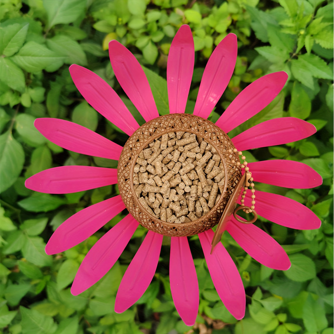 RustResistant Flower Metal Bird Feeder for Hummingbirds  Durable Outdoor EcoFriendly Garden Decor