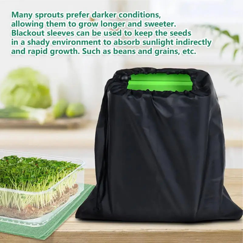 Seed Sprouter Tray with Cover – Perfect for Growing Vegetables Herbs and Plants - green - Seed Sprouting Tray
