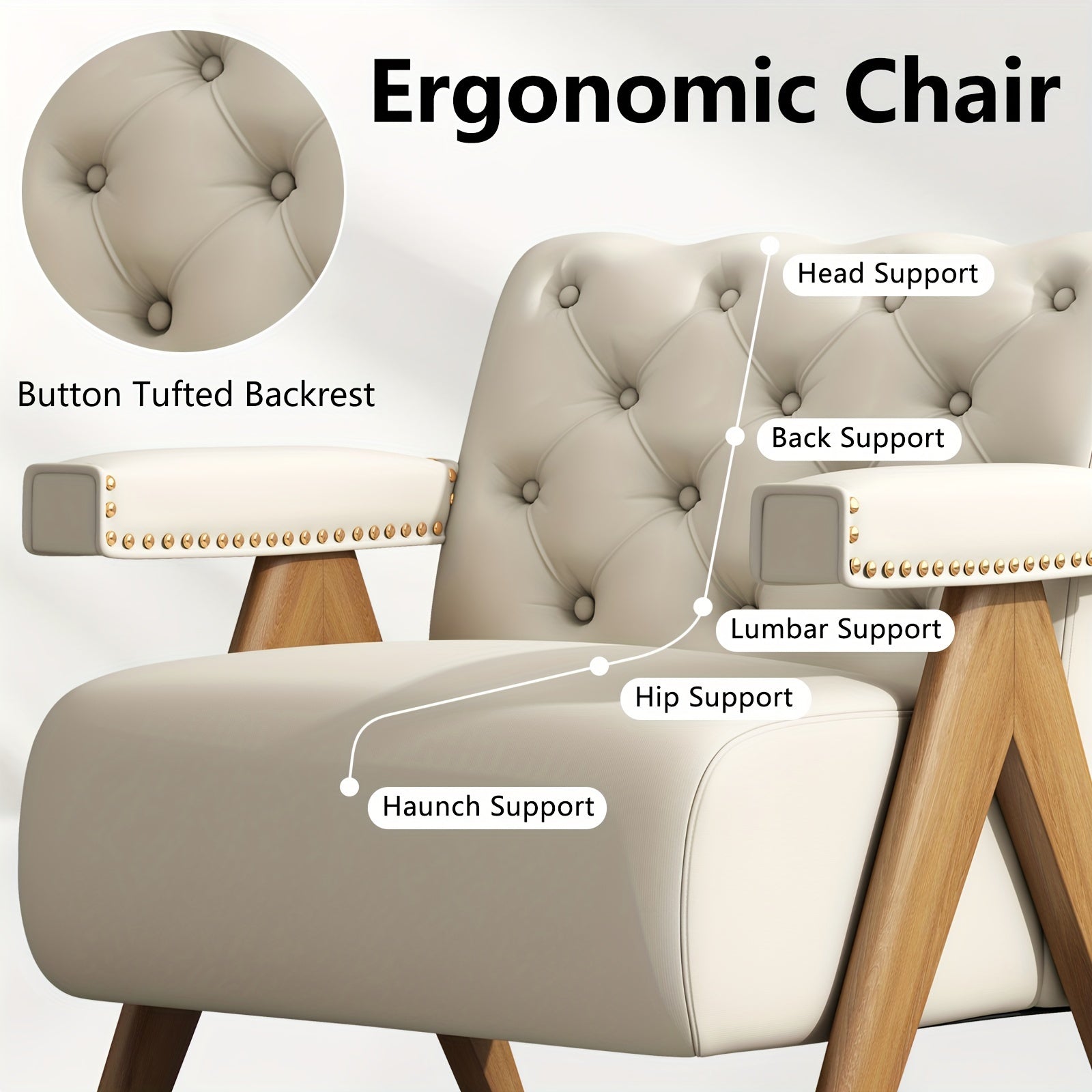 Set Of 2 Mid Century Modern Accent Chair Upholstered Living Room Chairs Armchair With Armrest Comfy Velvet Reading
