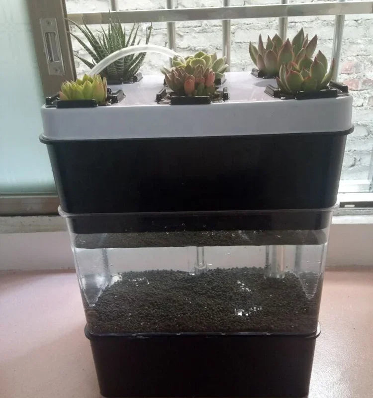 Smart Growing System Fish Tank – All-in-One Aquaponic Mini Farm with LED Grow Light - Aquaponics