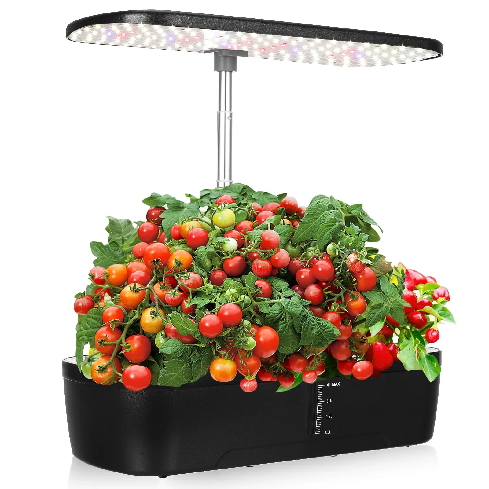 Smart Vegetable Planting Machine Growing Kit – Indoor Hydroponic System for Efficient Plant Growth - Black