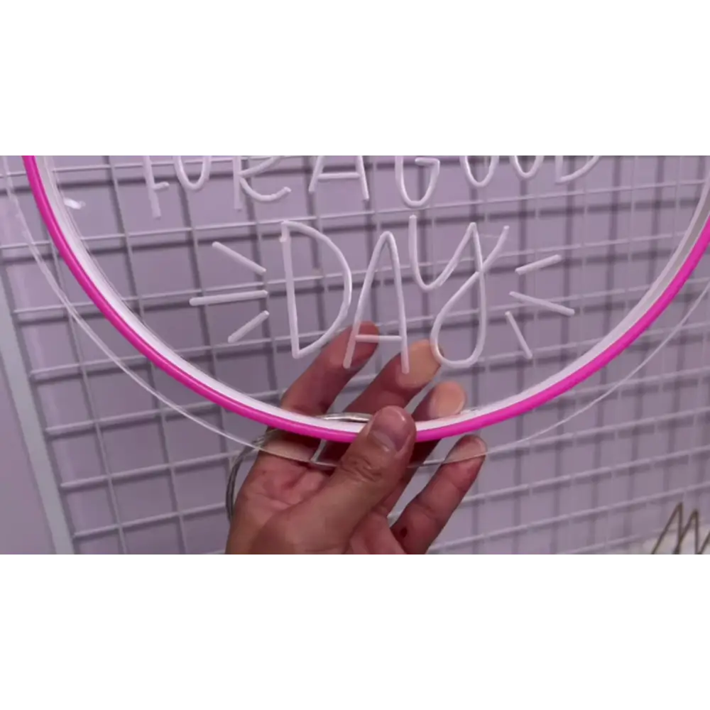 Today Is A Good Day Neon Sign - 3D Art LED Sculpting Design for Bedroom Living Room Party & Wedding Decor Perfect