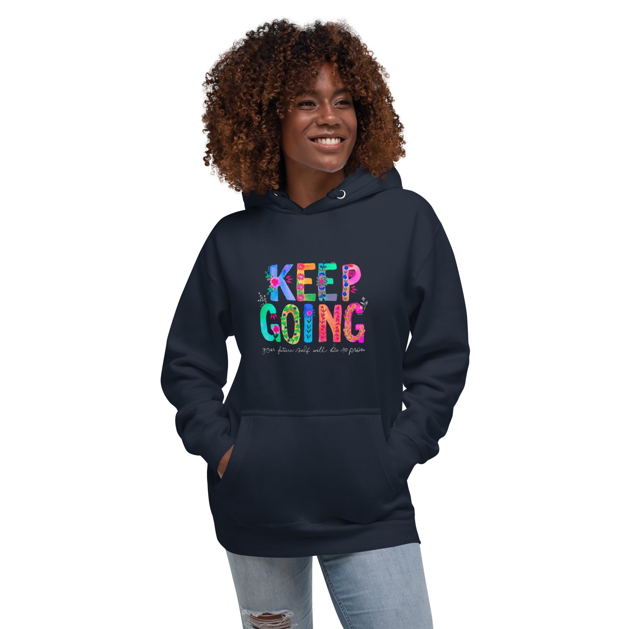 Unisex Hoodie - Navy Blazer / S