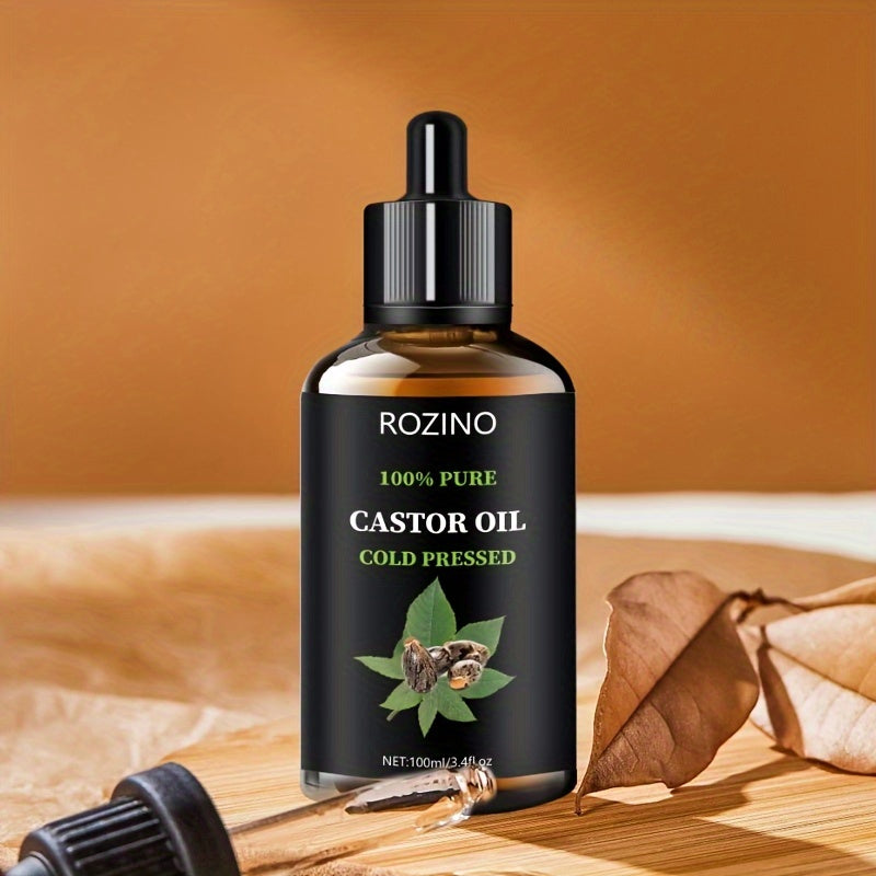Unrefined Castor Oil - Cold Pressed - 100ml - Health and Beauty
