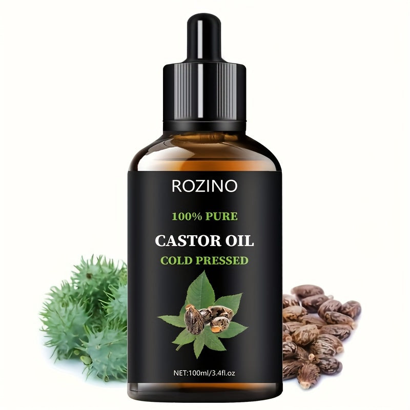 Unrefined Castor Oil - Cold Pressed - 100ml - Health and Beauty