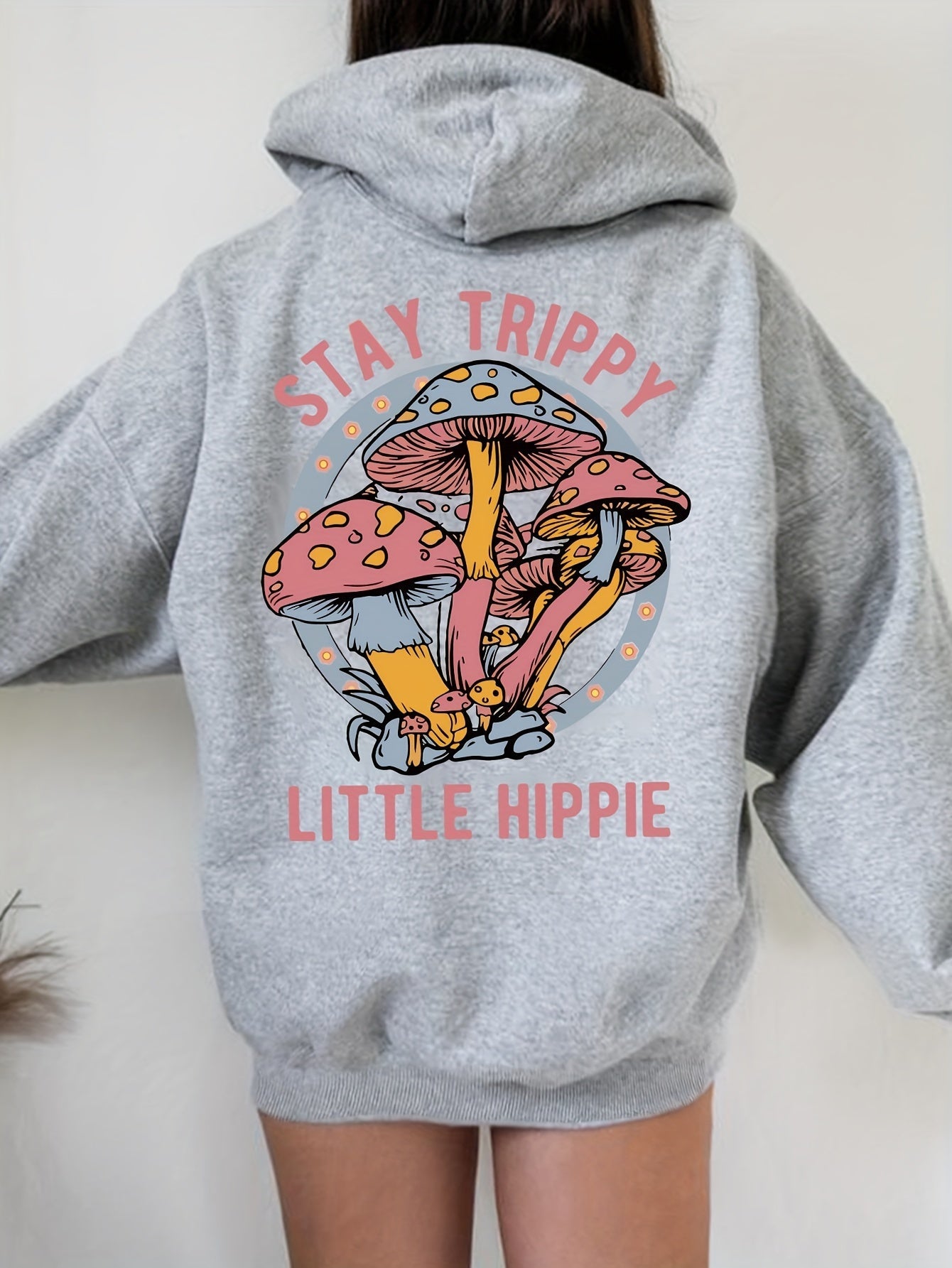 Women’s Casual Stay Trippy Hippy Hoodie - Cozy and Stylish - Pull Over Hoodie